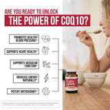 Triquetra Health CoQ10 Phytosome 100mg 60 Capsules on a wooden table