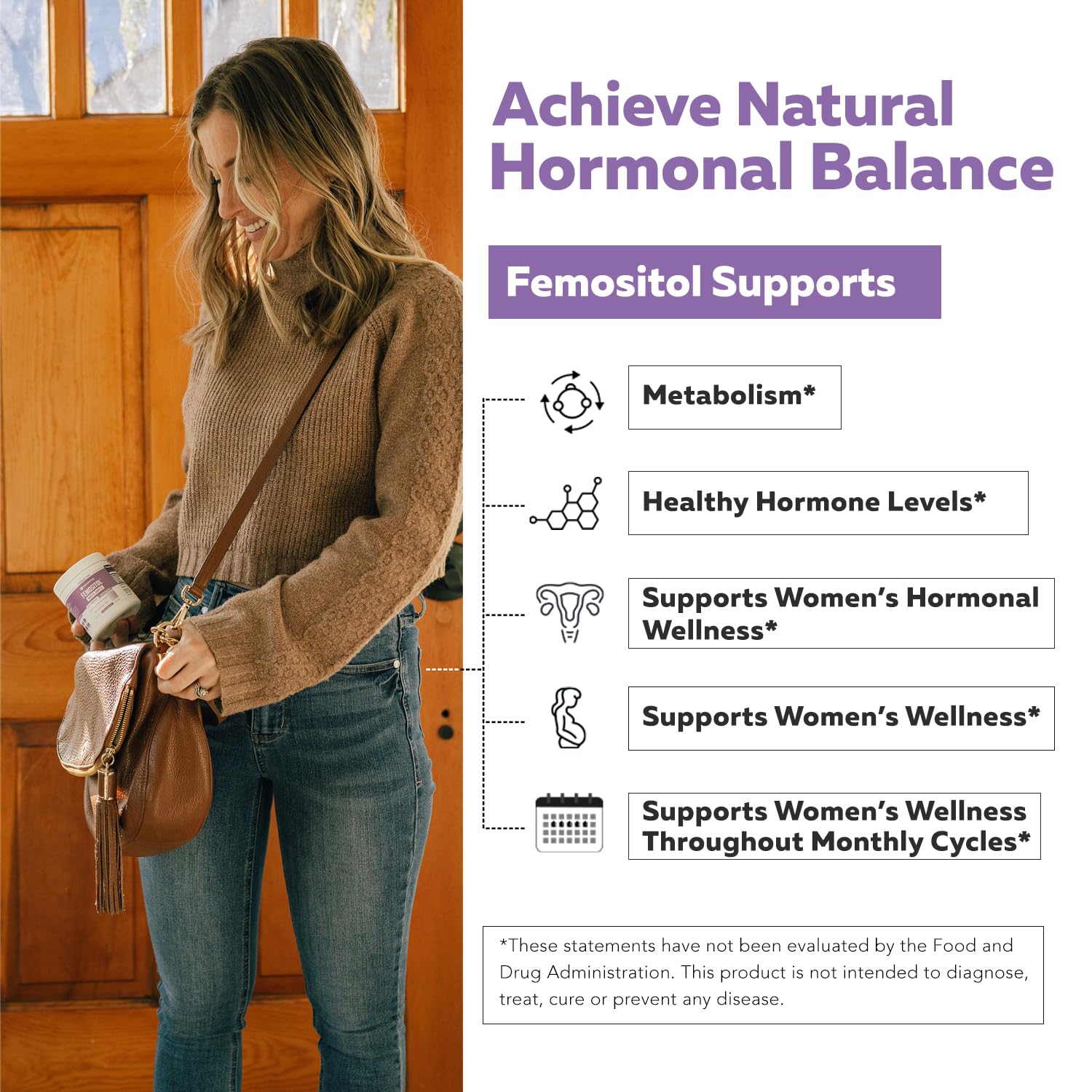 Triquetra Health FemoSitol 40:1 Inositol Supplement ingredients list
