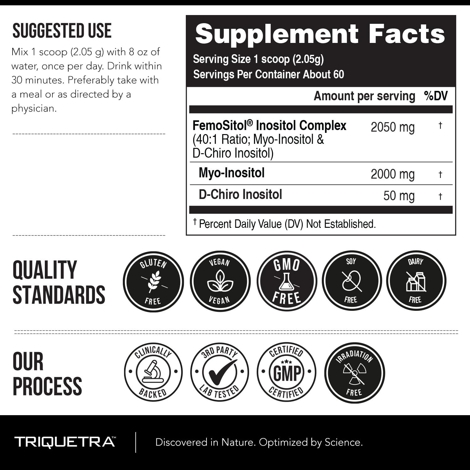 Triquetra Health FemoSitol 40:1 Inositol Supplement lifestyle image