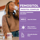 Triquetra Health FemoSitol 40:1 Inositol Supplement side view