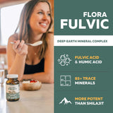 Triquetra Health Flora Fulvic Trace Mineral Complex side view