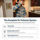 Triquetra Health Folinic Acid Liquid Drops showing serving size