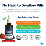 Triquetra Health FolinicActive Kids Liquid Drops 141g on a kitchen counter