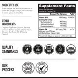 Triquetra Health Full-Spectrum Vitamin B12 1000mcg liquid supplement with measuring spoon