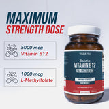 Triquetra Health Full-Spectrum Vitamin B12 5000 mcg supplement packaging