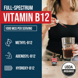 Triquetra Health Full-Spectrum Vitamin B12 liquid bottle with dropper