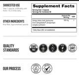 Triquetra Health Ginkgo Biloba capsules with a measuring spoon