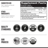 Triquetra Health Iodine Supplement 1500 mcg with a green plant background