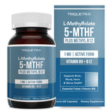 Triquetra Health L-Methylfolate 1000 mcg capsule bottle front view