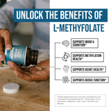 Triquetra Health L-Methylfolate 15mg supplement capsules close-up