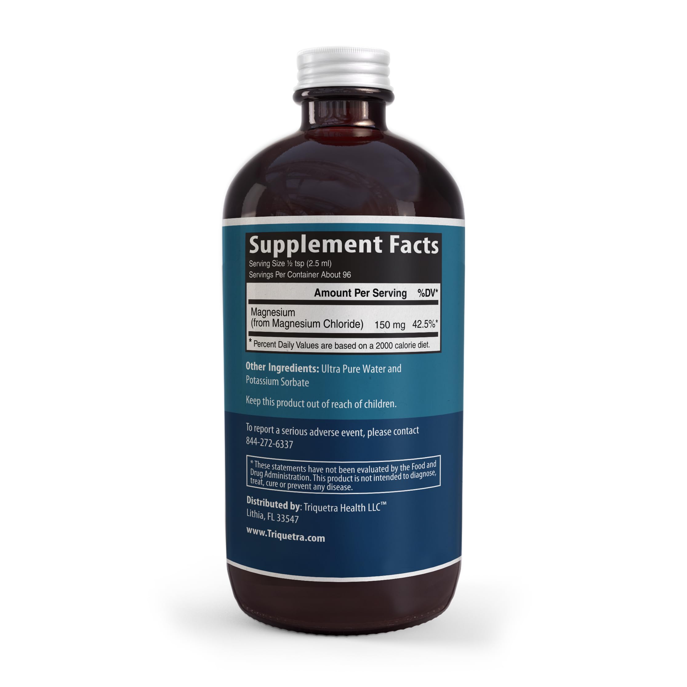 Triquetra Health Liquid Ionic Magnesium 227g with natural background