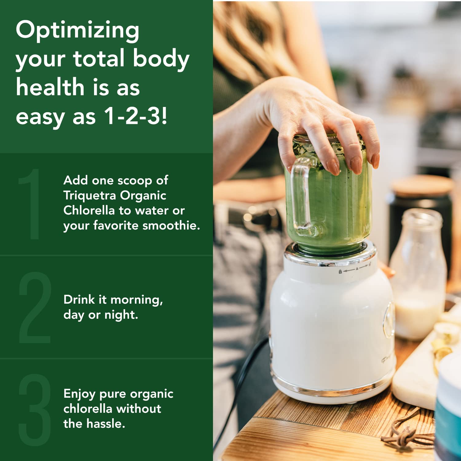 Triquetra Health Organic Chlorella Powder nutritional information