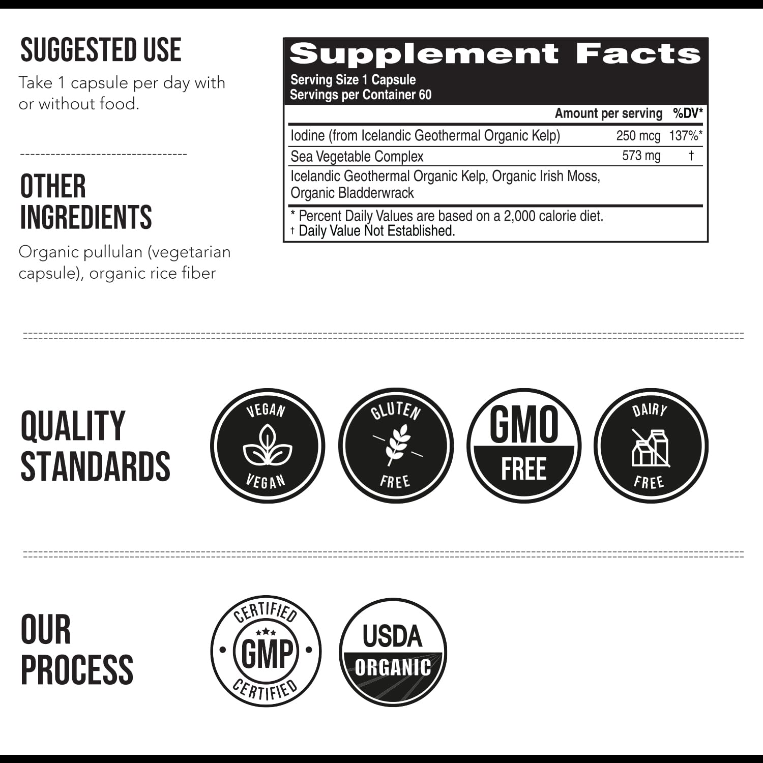 Triquetra Health Organic Iodine Supplement in natural setting