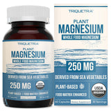 Triquetra Health Organic Plant-Based Magnesium capsule bottle front view