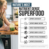 Triquetra Health Organic Spirulina Powder packaging details
