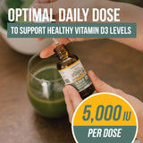 Triquetra Health Organic Vitamin D3 5000 IU Liquid Drops dropper close-up