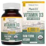 Triquetra Health Organic Vitamin D3 5000 IU supplement front view