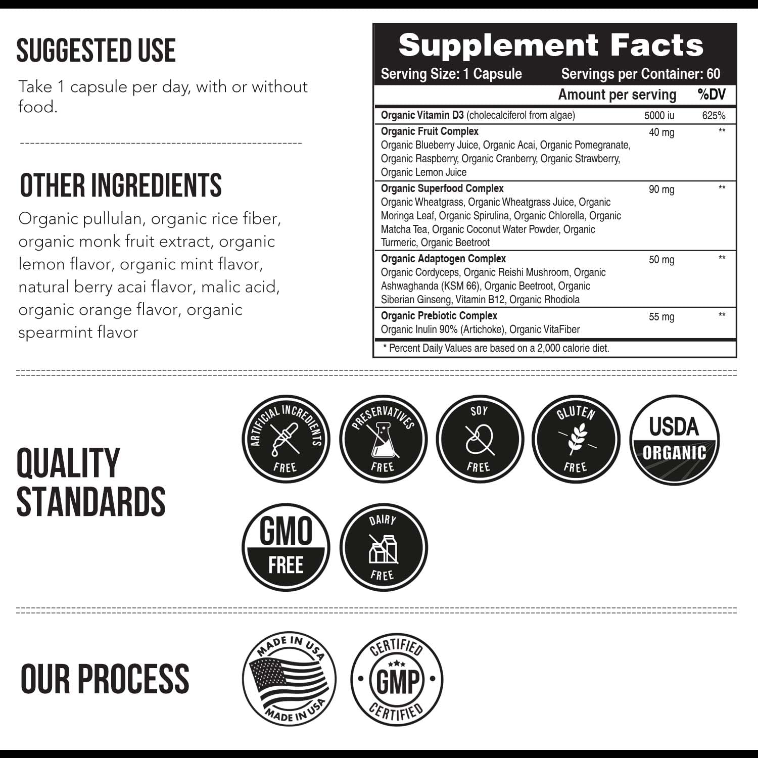 Triquetra Health Organic Vitamin D3 5000 IU supplement packaging