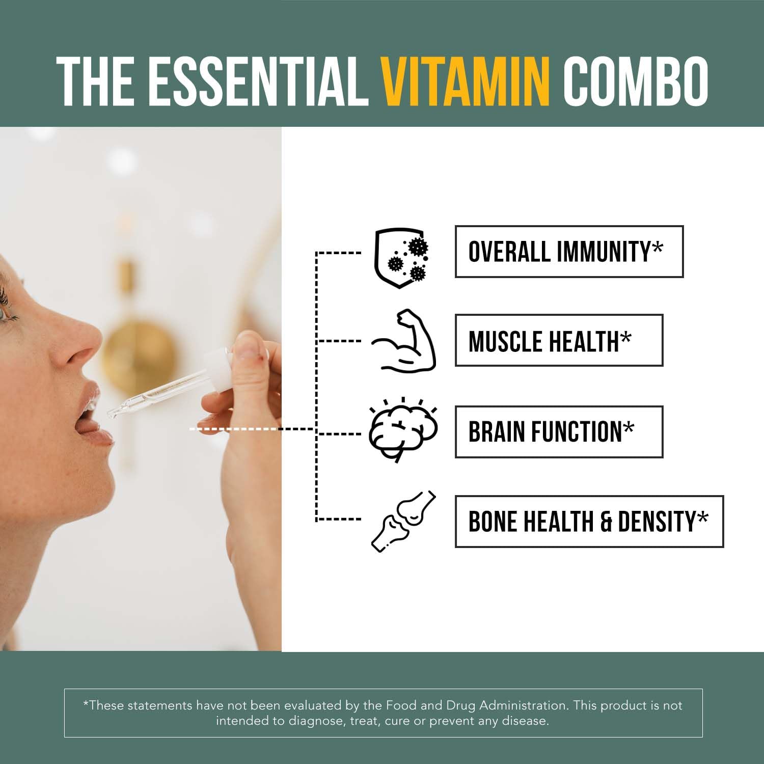 Triquetra Health Organic Vitamin D3 + K2 bottle side view