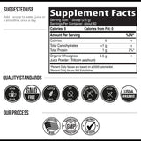 Triquetra Health Organic Wheatgrass Juice Powder 150g nutritional information