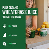 Triquetra Health Organic Wheatgrass Juice Powder 150g packaging