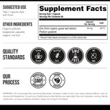 Triquetra Health Organic Zinc Supplement 200g on a wooden table