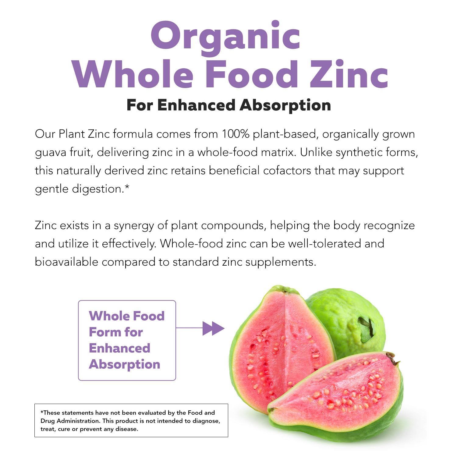Triquetra Health Organic Zinc Supplement 200g packaging