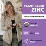 Triquetra Health Organic Zinc Supplement 200g side view