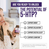 Triquetra Health Plant 5-HTP 200mg capsules with packaging