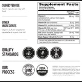 Triquetra Health Plant Iron supplement on a wooden table