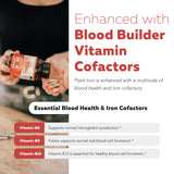 Triquetra Health Plant Iron supplement with a measuring spoon