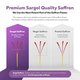 Triquetra Health Saffron Capsules lifestyle scene with a cup of tea