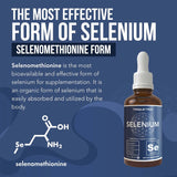 Triquetra Health Selenium Selenomethionine liquid drops in a glass