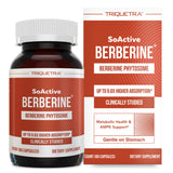 Triquetra Health SoActive Berberine Phytosome 550mg capsules front view