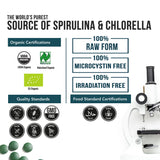 Triquetra Health Spirulina & Chlorella Blend nutrition facts