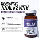 Triquetra Health Total K2 Vitamin K2 MK7 & MK4 capsule close-up
