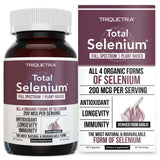 Triquetra Health Total Selenium 200mcg capsules front view