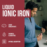 Triquetra Health Vegan Liquid Iron bottle side view