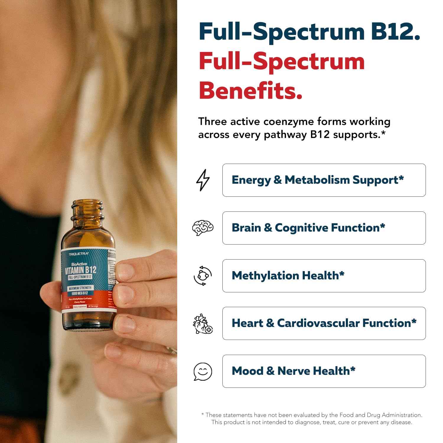 Triquetra Health Vitamin B12 sublingual liquid packaging