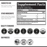 Triquetra Health Wheatgrass Juice Powder with fresh lemon