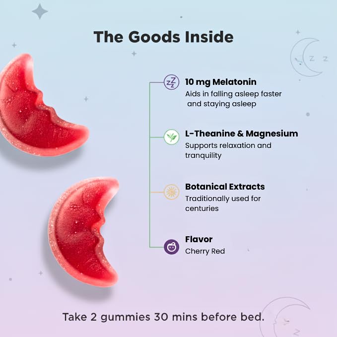 Trisundi Sleep Gummies close-up of gummy