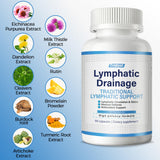 Trobyot Lymphatic Drainage Support Capsules on a wooden table