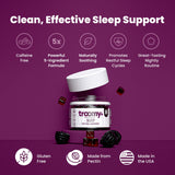 Troomy Nootropics Sleep Gummies black raspberry flavour