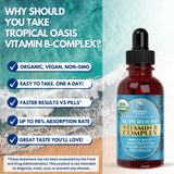 Tropical Oasis B Vitamin Complex Liquid Drops packaging