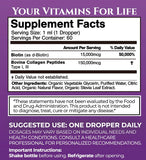 Tropical Oasis Biotin + Collagen Drops 150g bottle with dropper