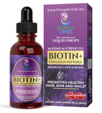 Tropical Oasis Biotin + Collagen Drops 150g front view
