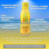 Tropical Oasis Kids Liquid Multivitamin 454g bottle with cap open
