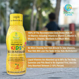 Tropical Oasis Kids Liquid Multivitamin 454g packaging details