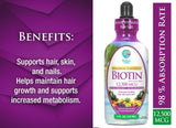 Tropical Oasis Liquid Biotin Supplement 113g lifestyle scene