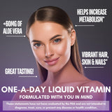 Tropical Oasis Liquid Biotin Supplement 113g with organic aloe vera